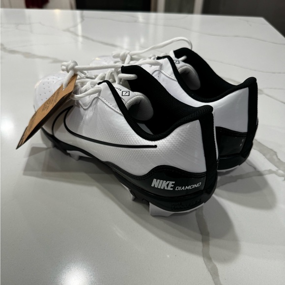 Nike Alpha Huarache 4 Keystone White Navy Baseball Cleats DJ6524-103, Men's 12 - Picture 5 of 6